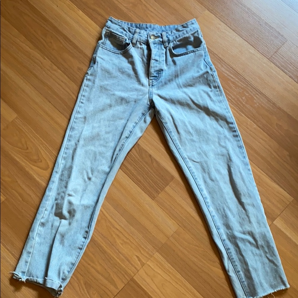 High rise mom jeans